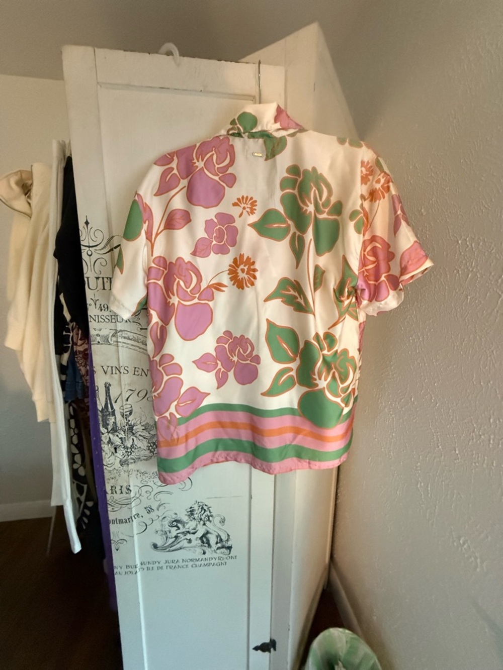 NWOT Anthropologie Maaji Floating Blooms Noise Cover Up Shirt - Picture 14 of 16